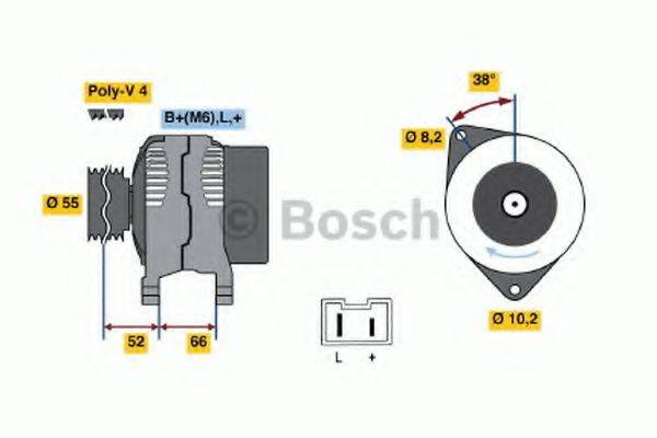 BOSCH 0986039991 Генератор