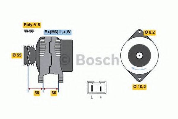 BOSCH 0986040091 Генератор