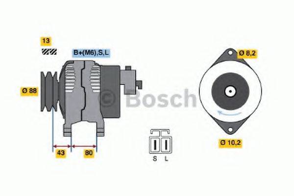 BOSCH 0986040561 Генератор