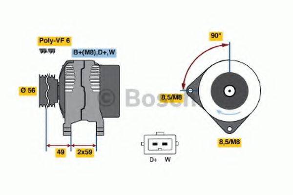 BOSCH 0123310035 Генератор