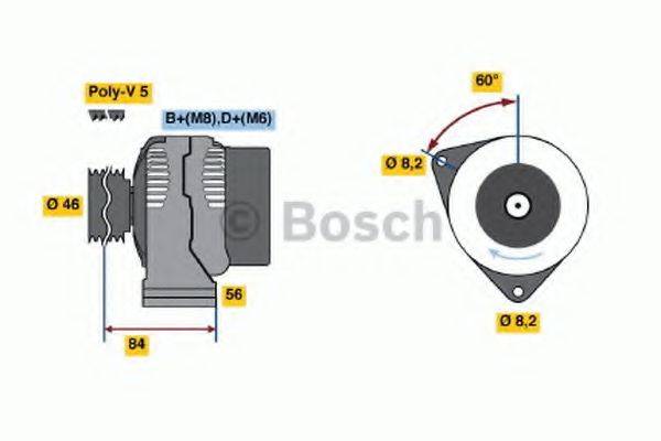 BOSCH 0986041451 Генератор