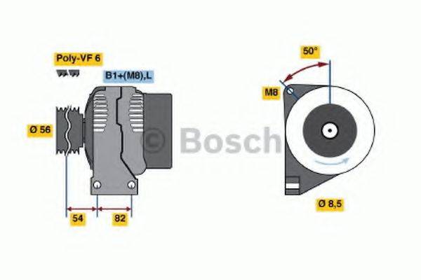 BOSCH 0986041740 Генератор