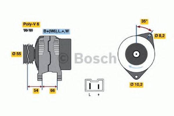 BOSCH 0986042231 Генератор