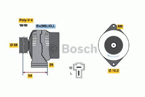 BOSCH 0986045441 Генератор