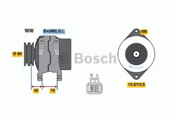 BOSCH 0986045681 Генератор