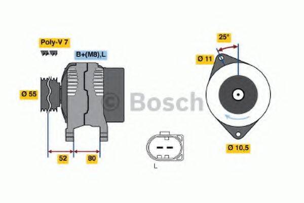 BOSCH 0986046060 Генератор