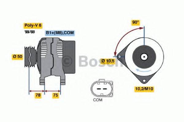 BOSCH 0986046220 Генератор