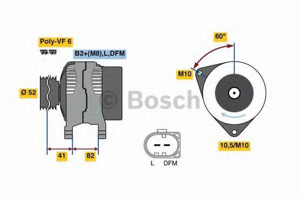 BOSCH 0986047140 Генератор