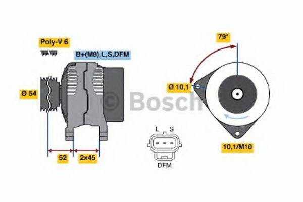 BOSCH 0986049161 Генератор