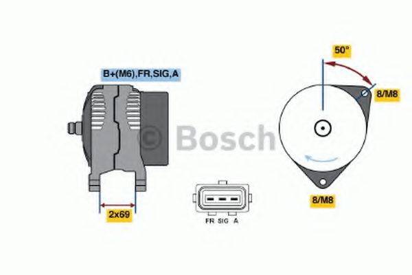 BOSCH 0986049181 Генератор