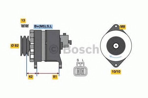 BOSCH 0986080170 Генератор