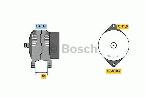 BOSCH 0986080630 Генератор