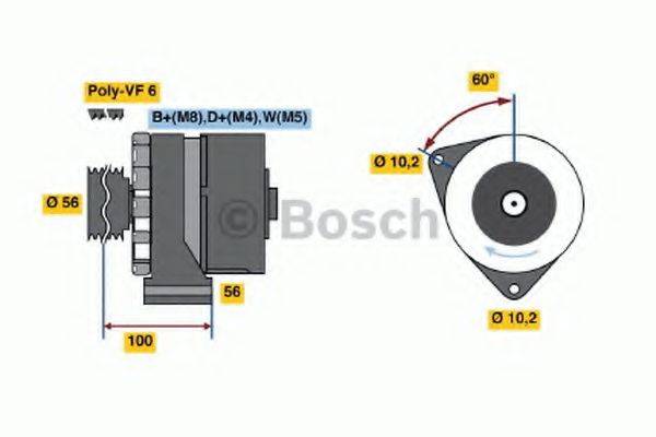 BOSCH 6033GB3030 Генератор