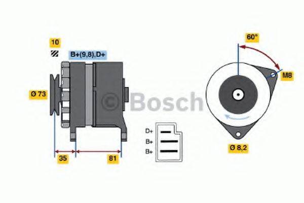 BOSCH 9120144290 Генератор