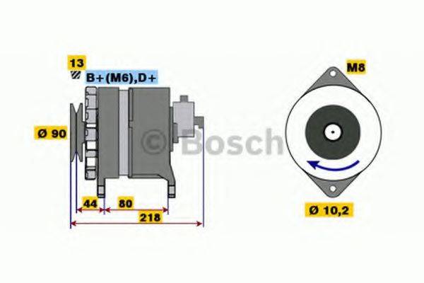 BOSCH 9120334628 Генератор