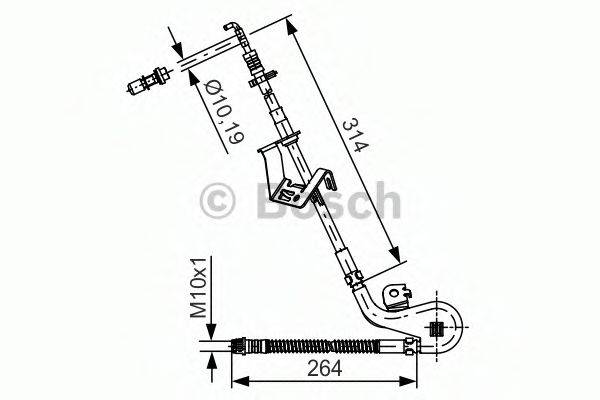 BOSCH 1987481427 Гальмівний шланг