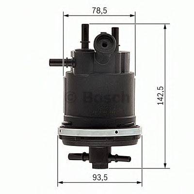 BOSCH 0450907001 Паливний фільтр