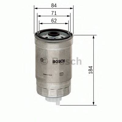 BOSCH 1457434187 Паливний фільтр