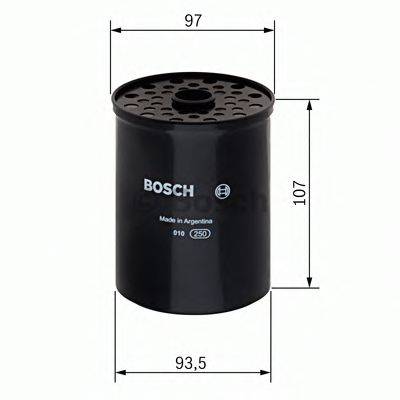 BOSCH 1457434448 Паливний фільтр