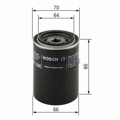 BOSCH F026407025 Масляний фільтр