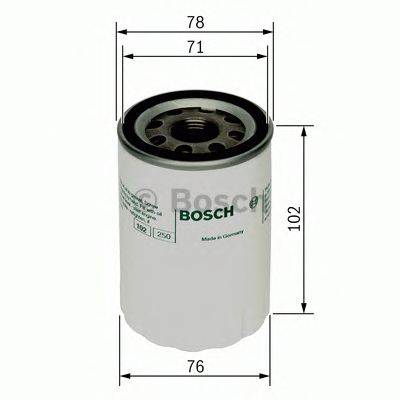 BOSCH F026407027 Масляний фільтр