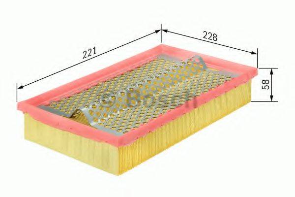 BOSCH 1457433002 Повітряний фільтр