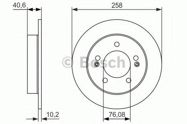 BOSCH 0986479059 гальмівний диск