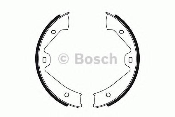 BOSCH 0986487755 Комплект гальмівних колодок, стоянкова гальмівна система