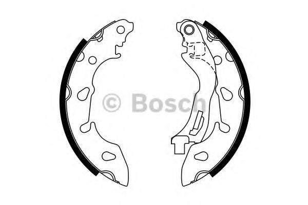 BOSCH 0986487772 Комплект гальмівних колодок