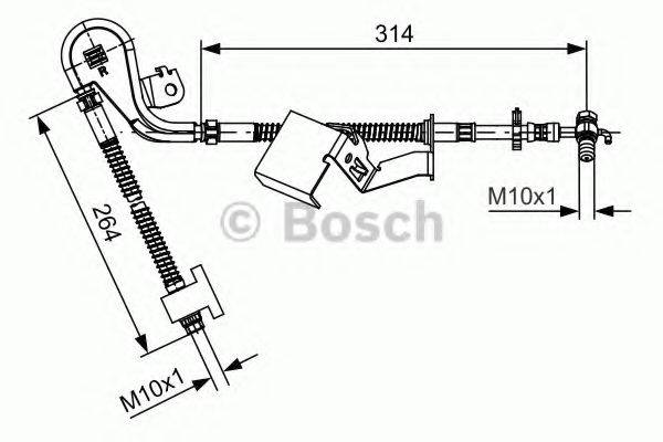 BOSCH 1987481469 Гальмівний шланг