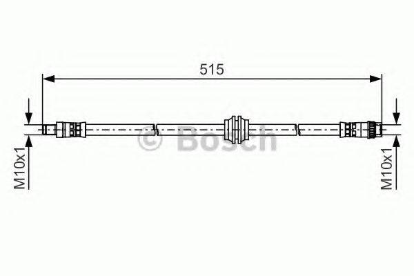 BOSCH 1987481480 Гальмівний шланг