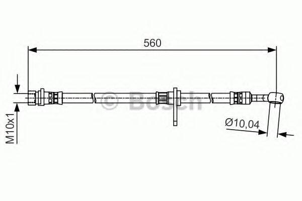 BOSCH 1987481512 Гальмівний шланг