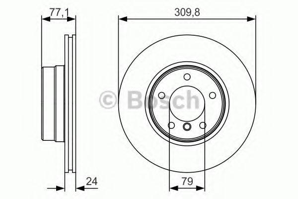 BOSCH 0986479S29 гальмівний диск