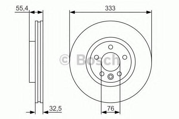 BOSCH 0986479S72 гальмівний диск