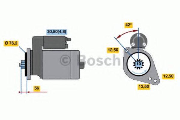 BOSCH 0986020250 Стартер