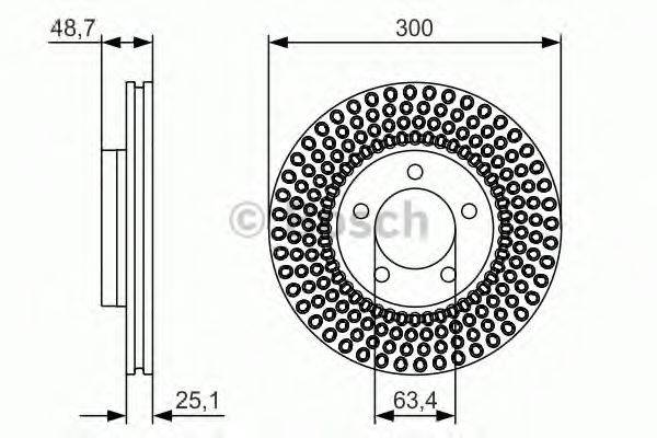 BOSCH 0986479701 гальмівний диск