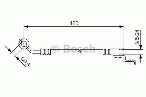 BOSCH 1987481083 Гальмівний шланг