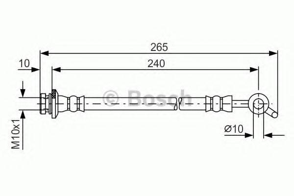 BOSCH 1987481571 Гальмівний шланг