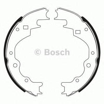 BOSCH 0986BB3527 Комплект гальмівних колодок