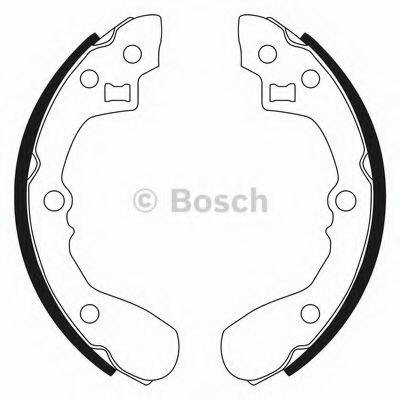 BOSCH 0986BB3541 Комплект гальмівних колодок