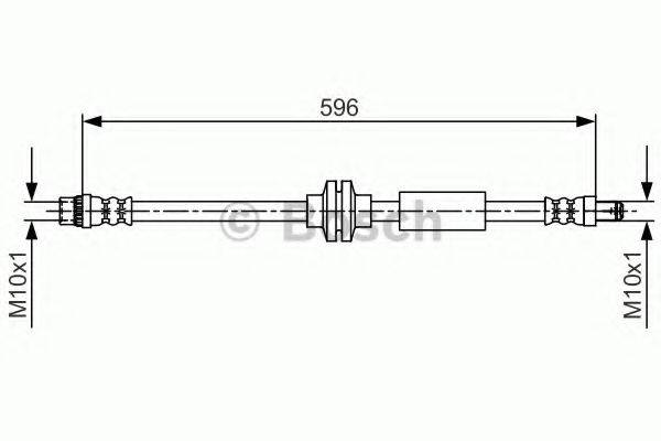 BOSCH 1987481708 Гальмівний шланг