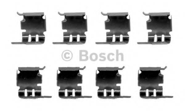 BOSCH 1987474640 Комплектуючі, колодки дискового гальма