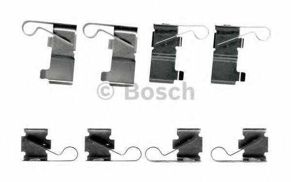 BOSCH 1987474697 Комплектуючі, колодки дискового гальма