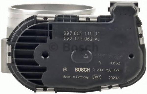 BOSCH 0280750474 Патрубок дросельної заслінки