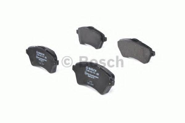 BOSCH 0986424721 Комплект гальмівних колодок, дискове гальмо