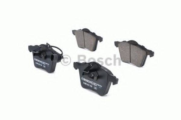 BOSCH 0986424780 Комплект гальмівних колодок, дискове гальмо