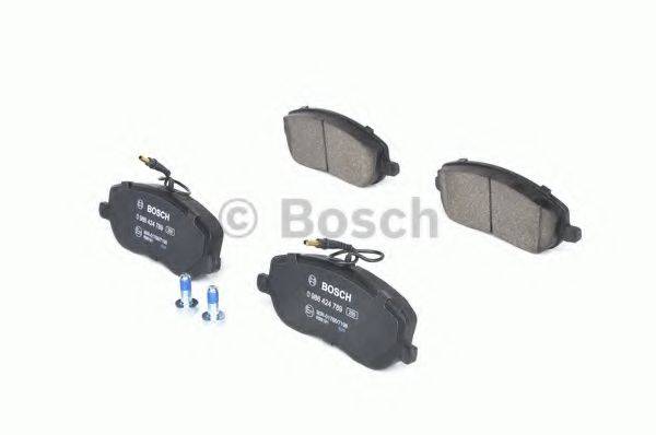 BOSCH 0986424789 Комплект гальмівних колодок, дискове гальмо