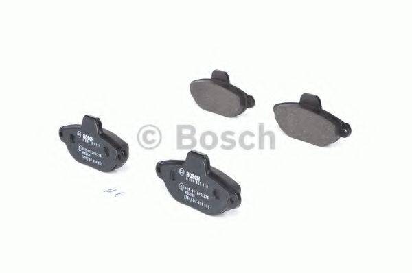 BOSCH 0986461119 Комплект гальмівних колодок, дискове гальмо