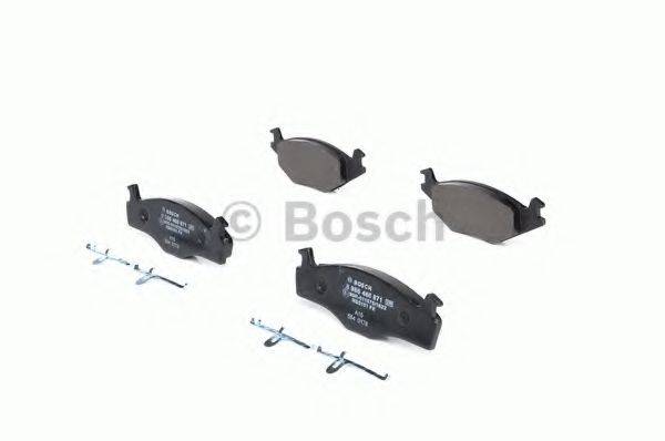 BOSCH 0986468871 Комплект гальмівних колодок, дискове гальмо