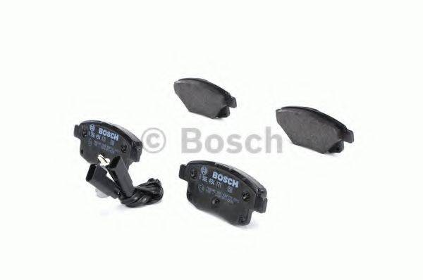 BOSCH 0986494171 Комплект гальмівних колодок, дискове гальмо